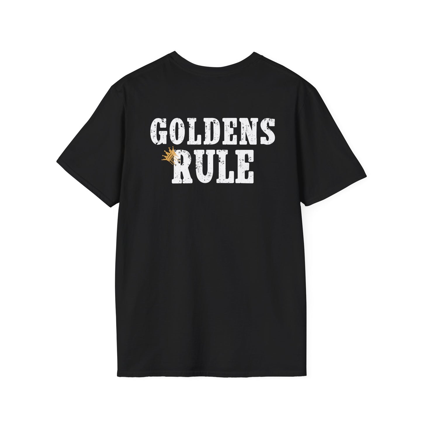 Goldens Rule T-shirt/ Funny Golden Retriever T-shirt/Crowned and Connected Collection