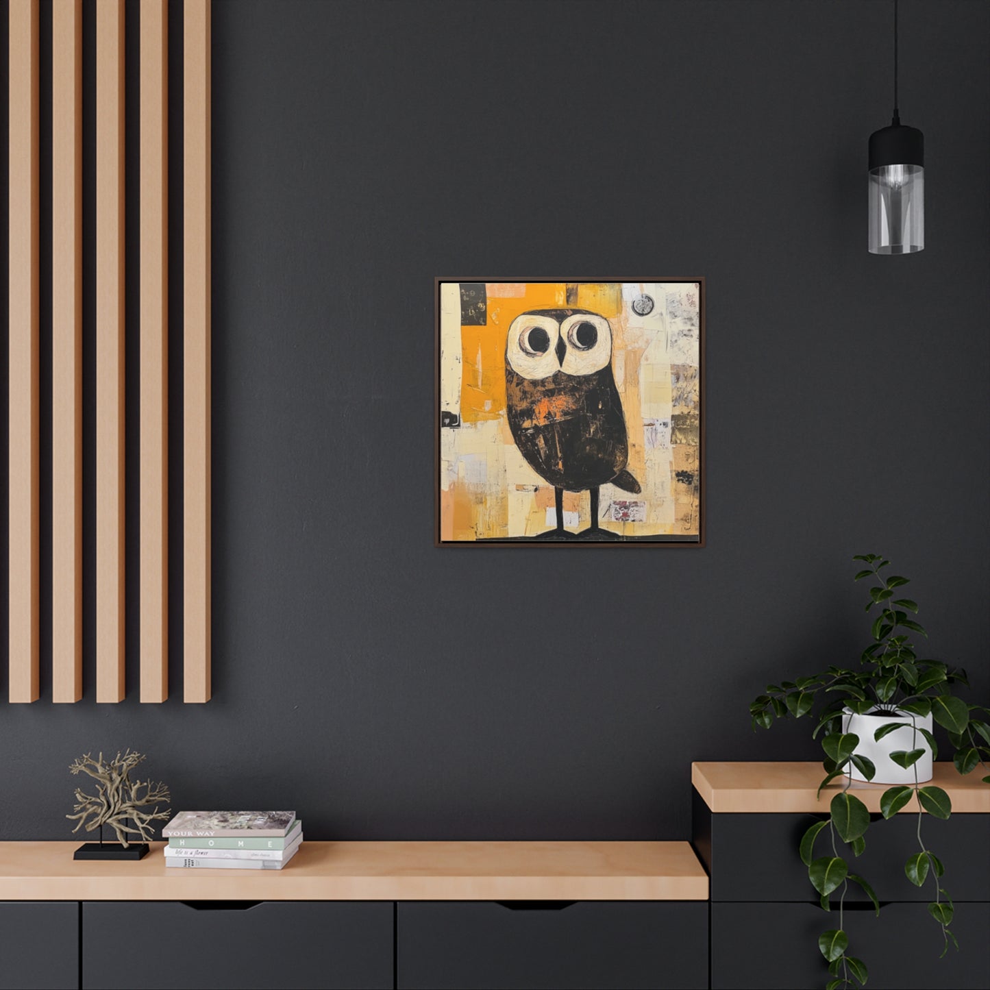"Patty's Nightwatch" Owl Canvas art
