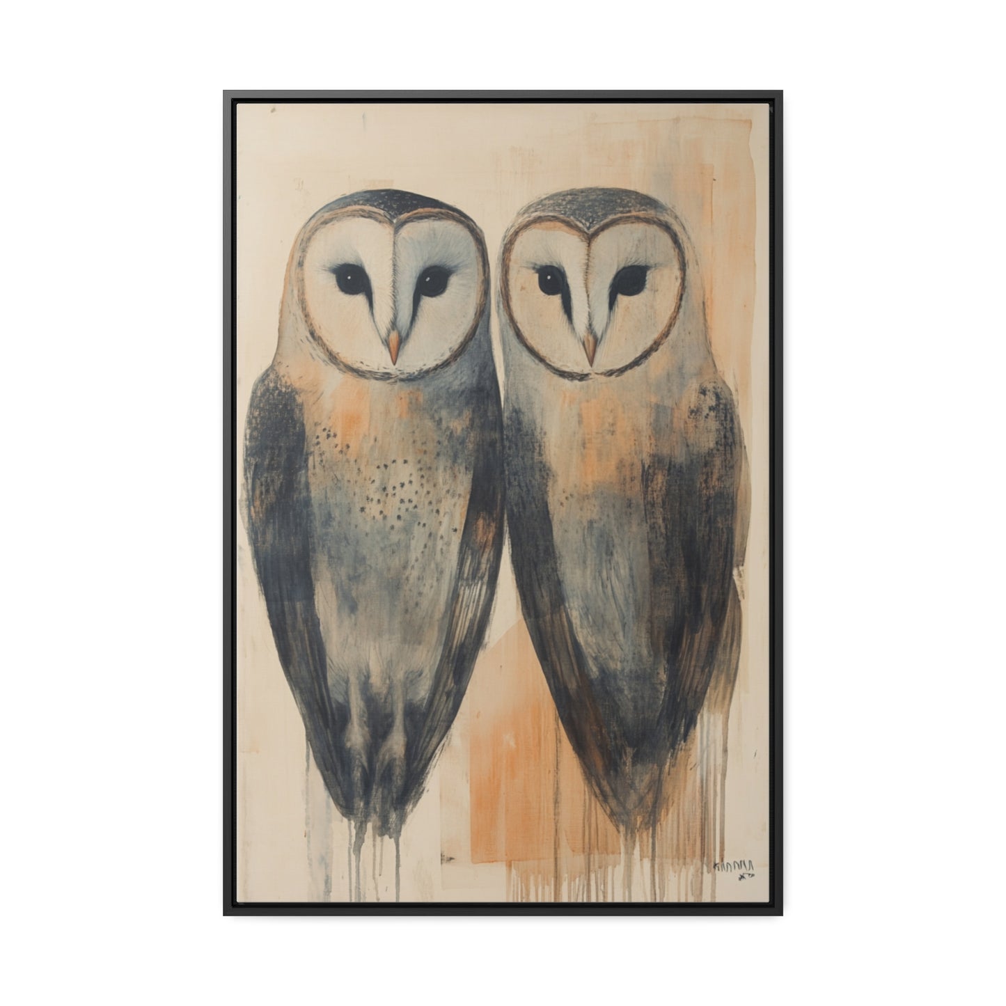 Ethereal Companions, Barn Owl Canvas Art