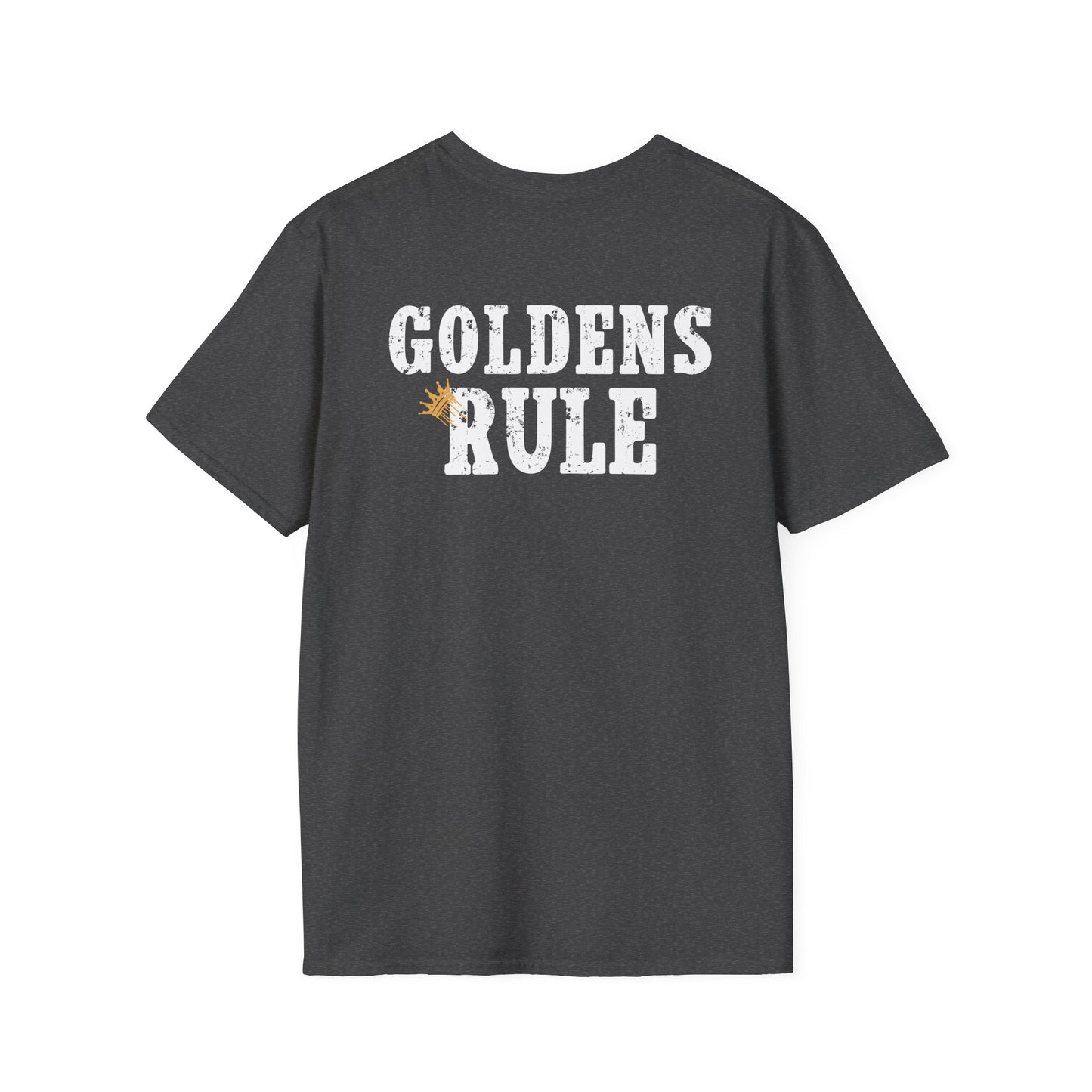 Goldens Rule T-shirt/ Funny Golden Retriever T-shirt/Crowned and Connected Collection