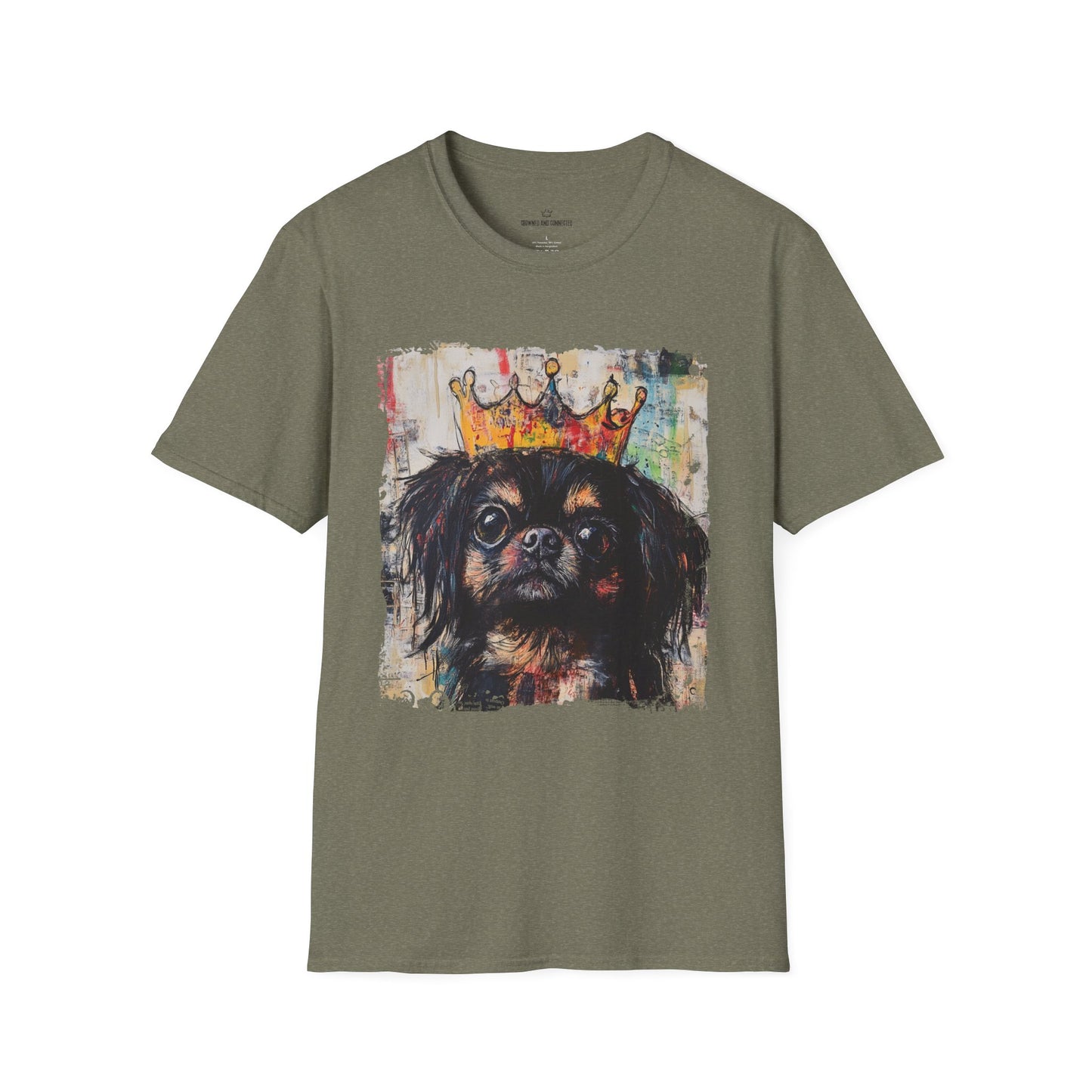 Tibetan Spaniels Rule T-shirt/ Funny Tibetan Spaniel Tee/Crowned and Connected Collection