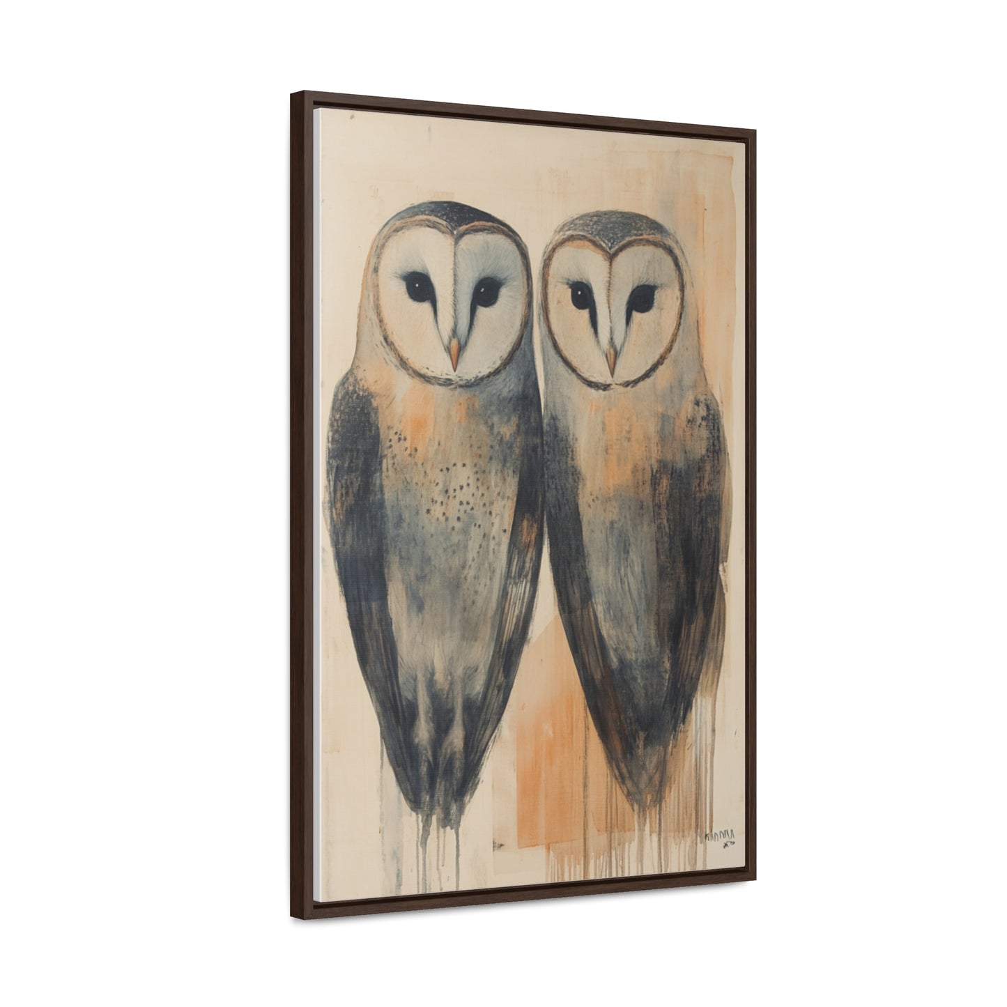 Ethereal Companions, Barn Owl Canvas Art
