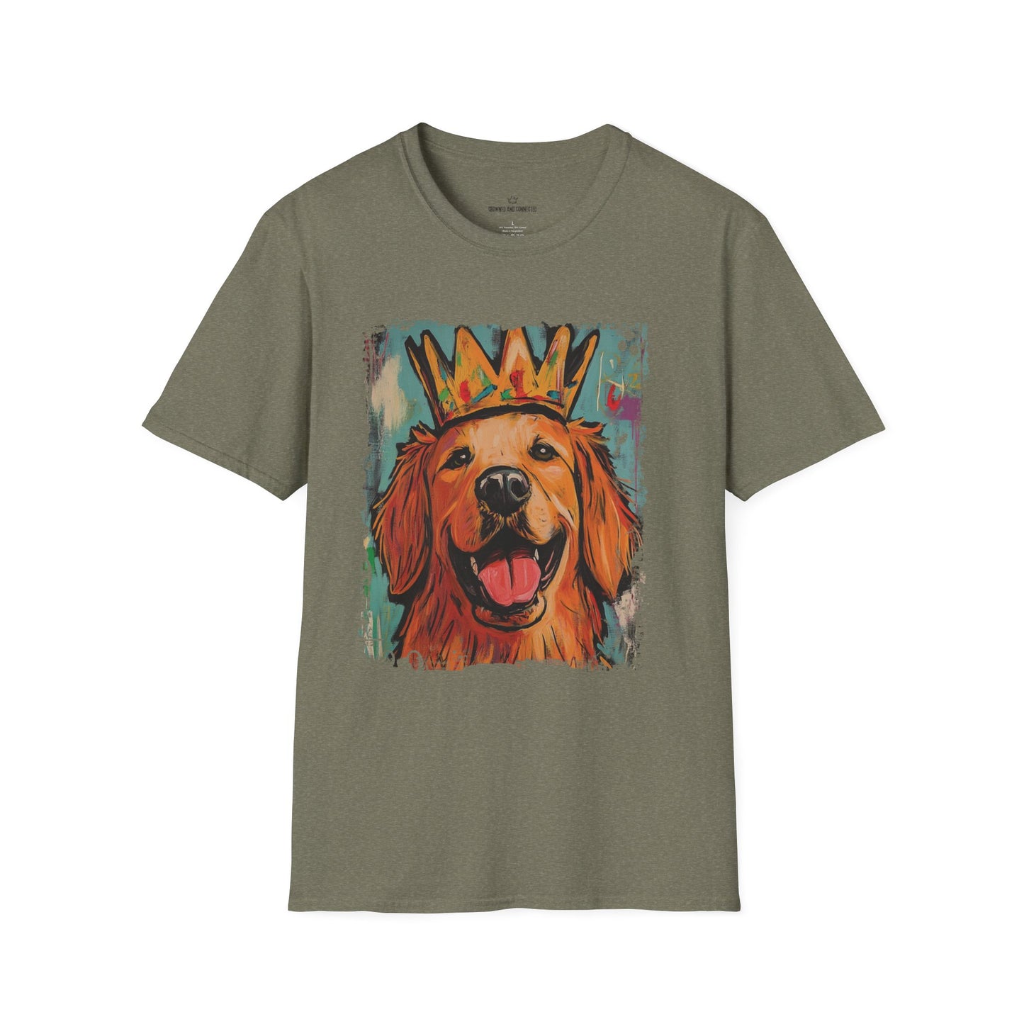 Goldens Rule T-shirt/ Funny Golden Retriever T-shirt/Crowned and Connected Collection