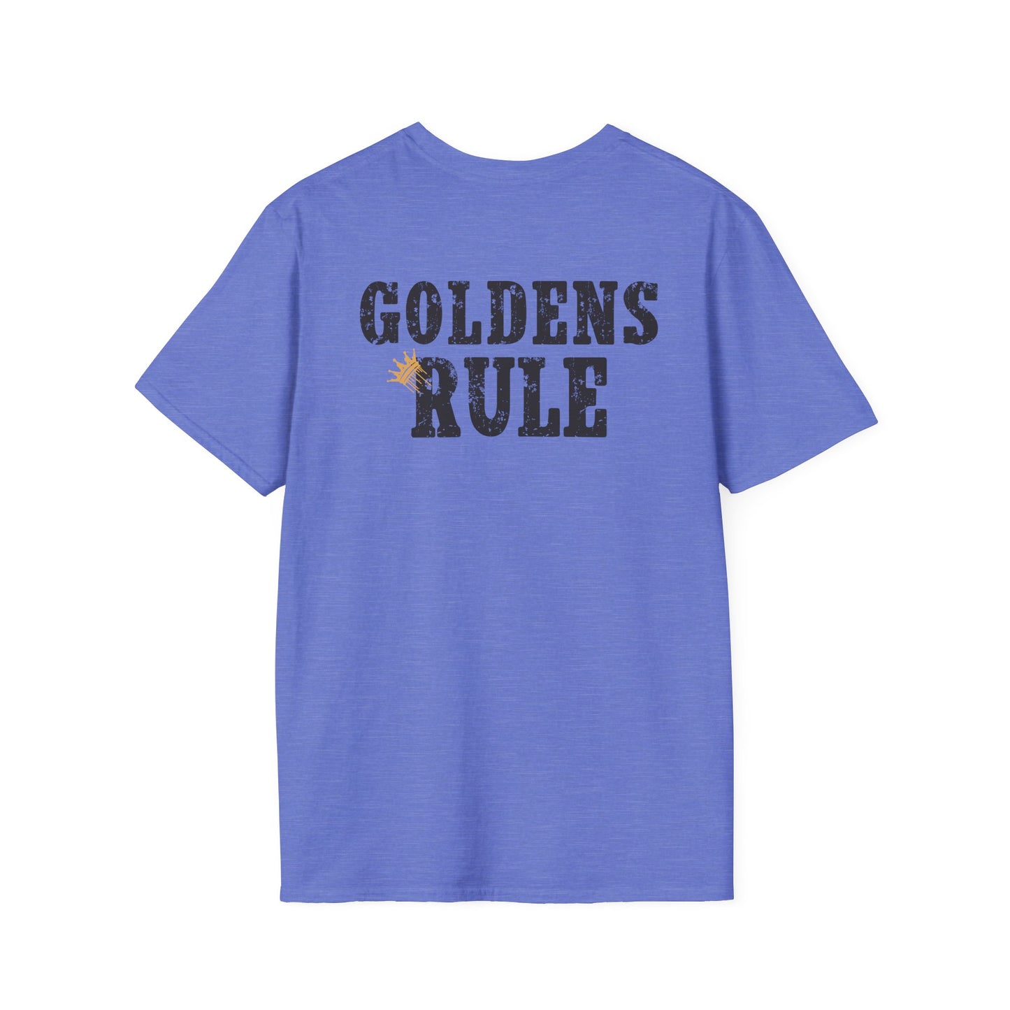 Goldens Rule T-shirt/ Funny Golden Retriever T-shirt/Crowned and Connected Collection