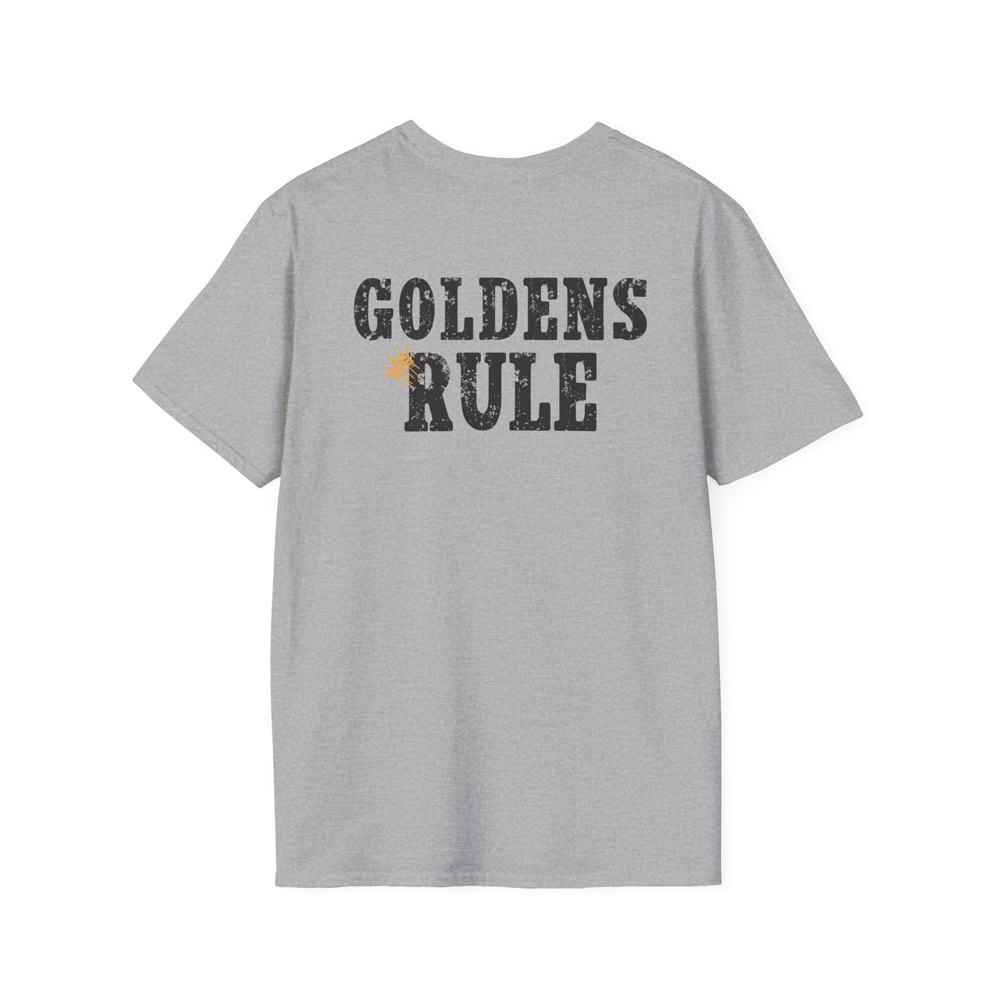 Goldens Rule T-shirt/ Funny Golden Retriever T-shirt/Crowned and Connected Collection