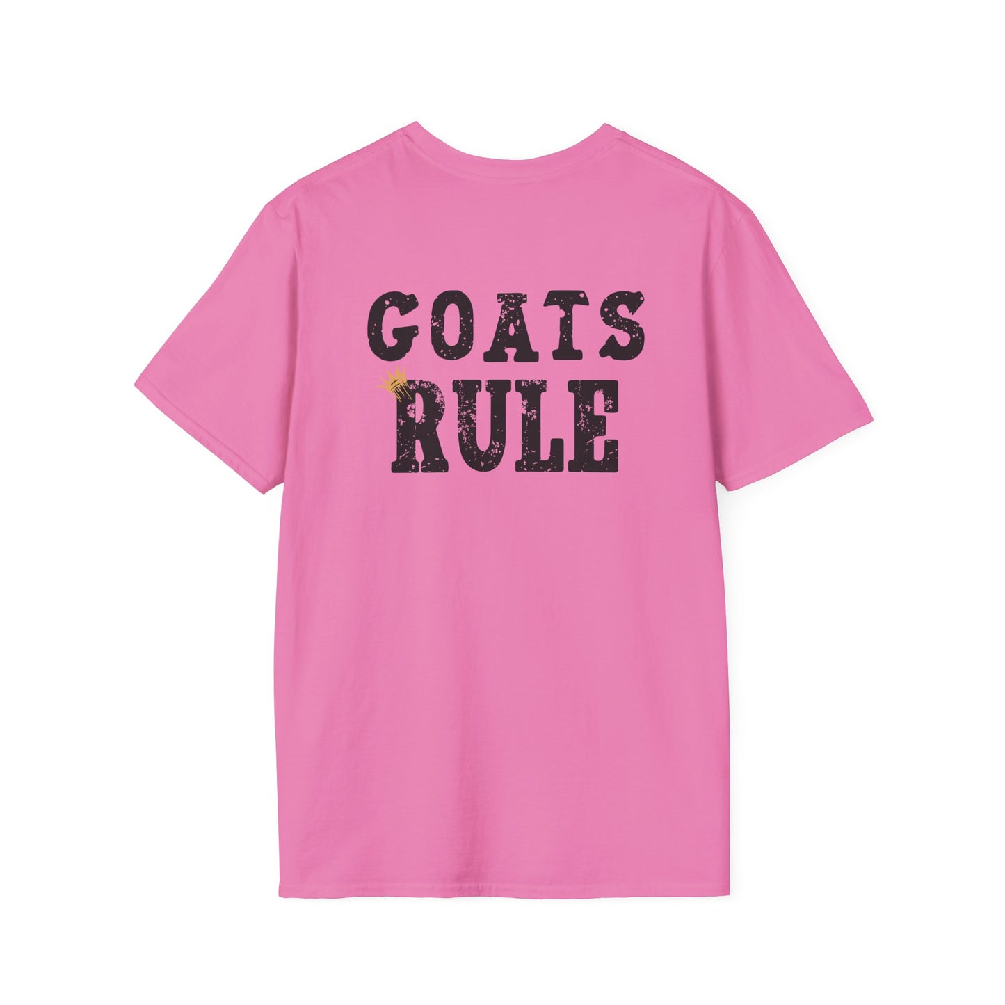 Goats Rule T-Shirt/Funny Goat Lover Tee/Crowned and Connected Collection