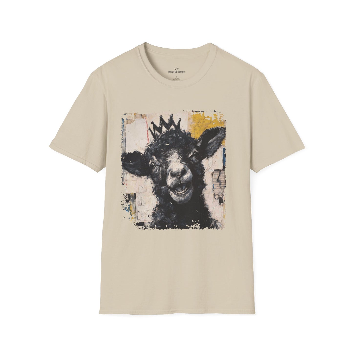 Black Sheep Crowned T-Shirt – Funny Animal Graphic Tee | Crowned & Connected Collection