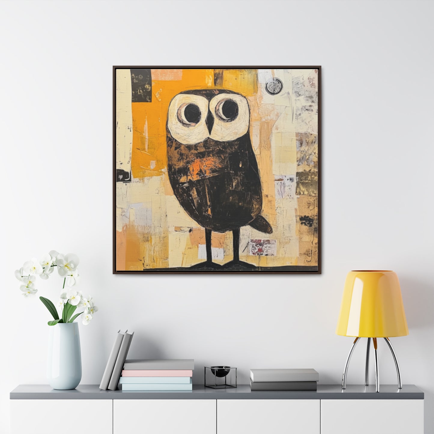 "Patty's Nightwatch" Owl Canvas art