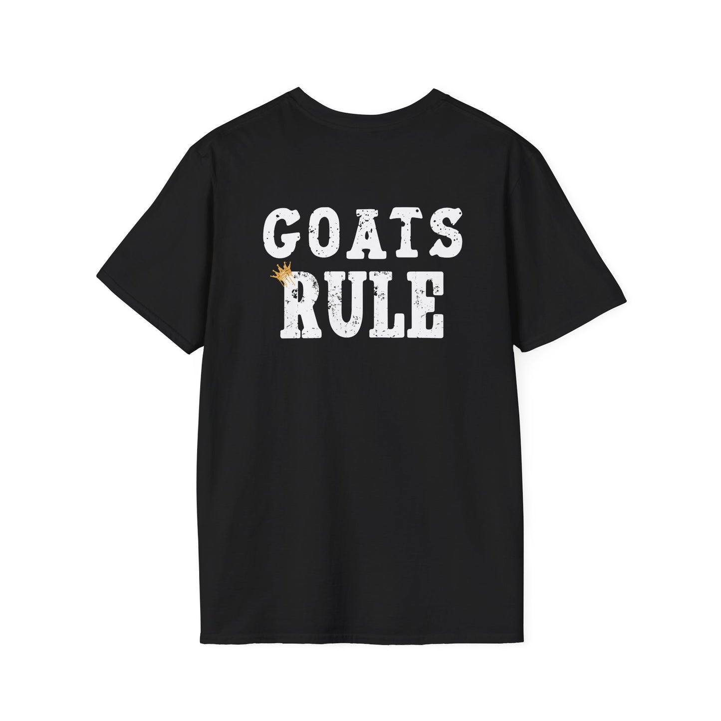 Goats Rule T-Shirt/Funny Goat Lover Tee/Crowned and Connected Collection
