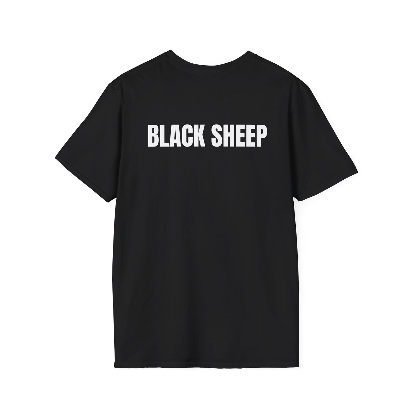 Black Sheep Crowned T-Shirt – Funny Animal Graphic Tee | Crowned & Connected Collection