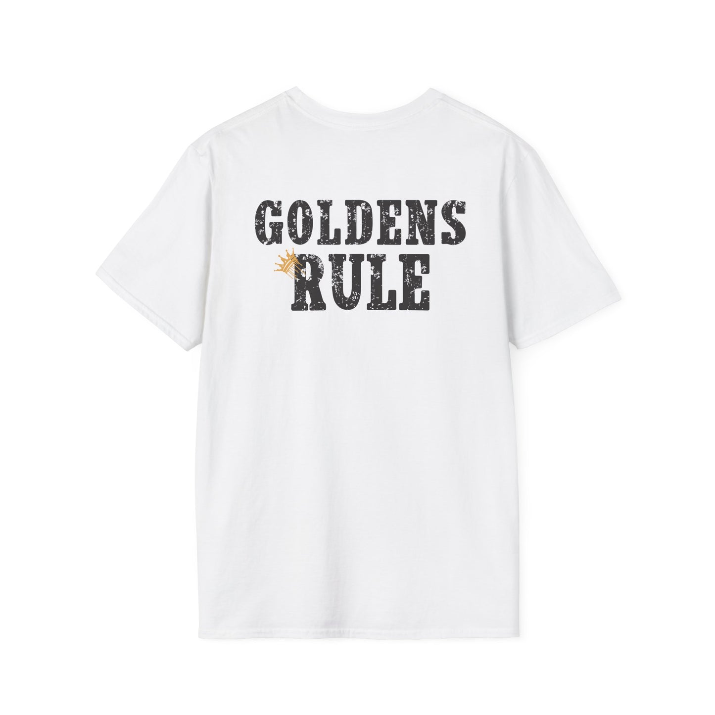 Goldens Rule T-shirt/ Funny Golden Retriever T-shirt/Crowned and Connected Collection