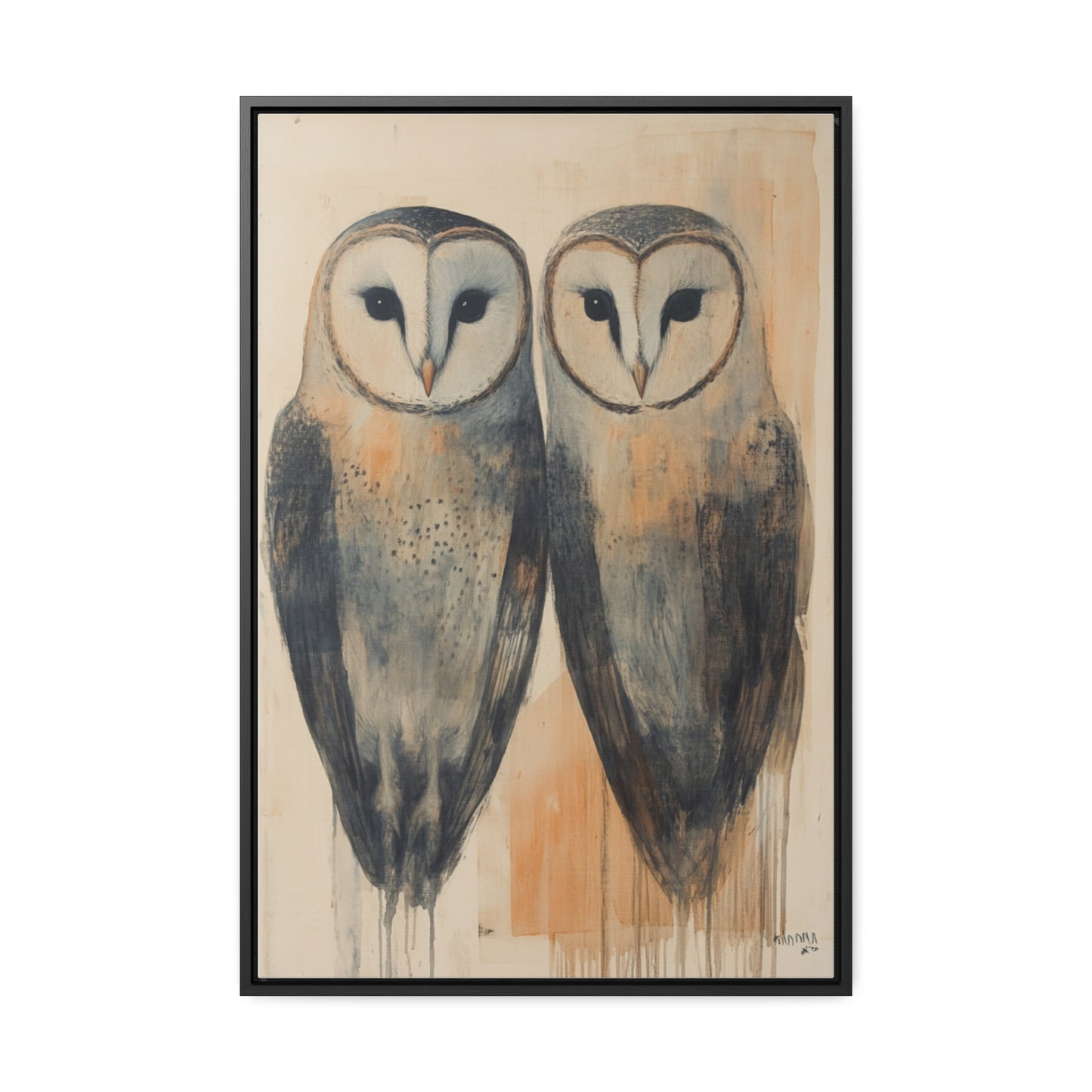 Ethereal Companions, Barn Owl Canvas Art