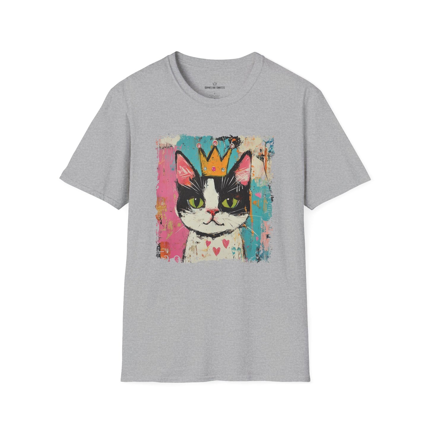 Tuxedo Cat Crowned Tee –  Tuxedo Cat T-Shirt/Crowned and Connected Collection
