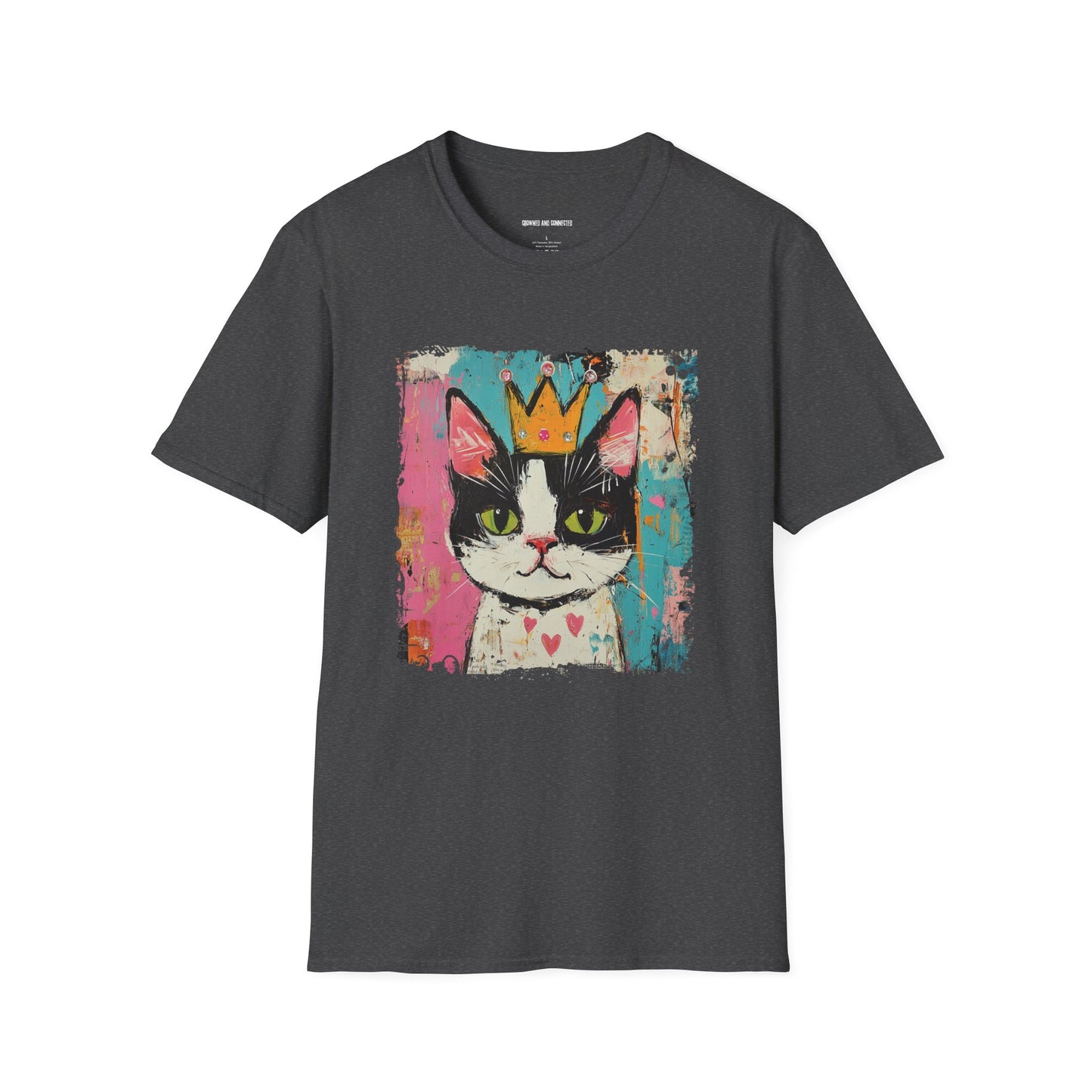 Tuxedo Cat Crowned Tee –  Tuxedo Cat T-Shirt/Crowned and Connected Collection