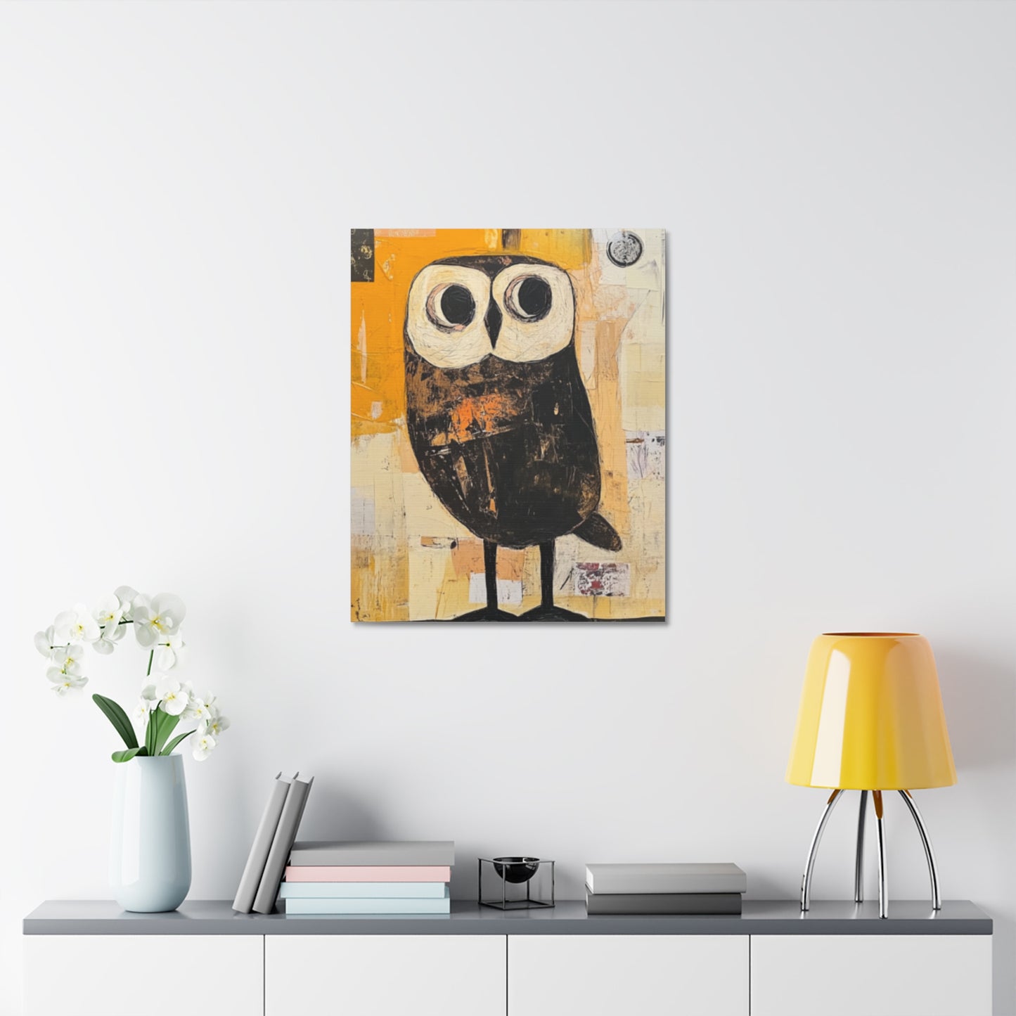 "Patty's Nightwatch" Owl Canvas art