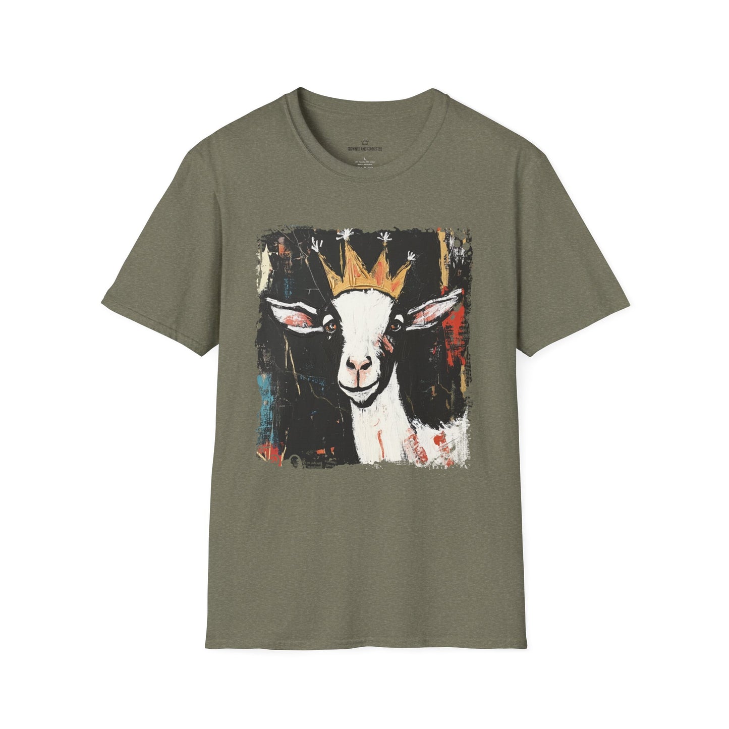 Goats Rule T-Shirt/Funny Goat Lover Tee/Crowned and Connected Collection