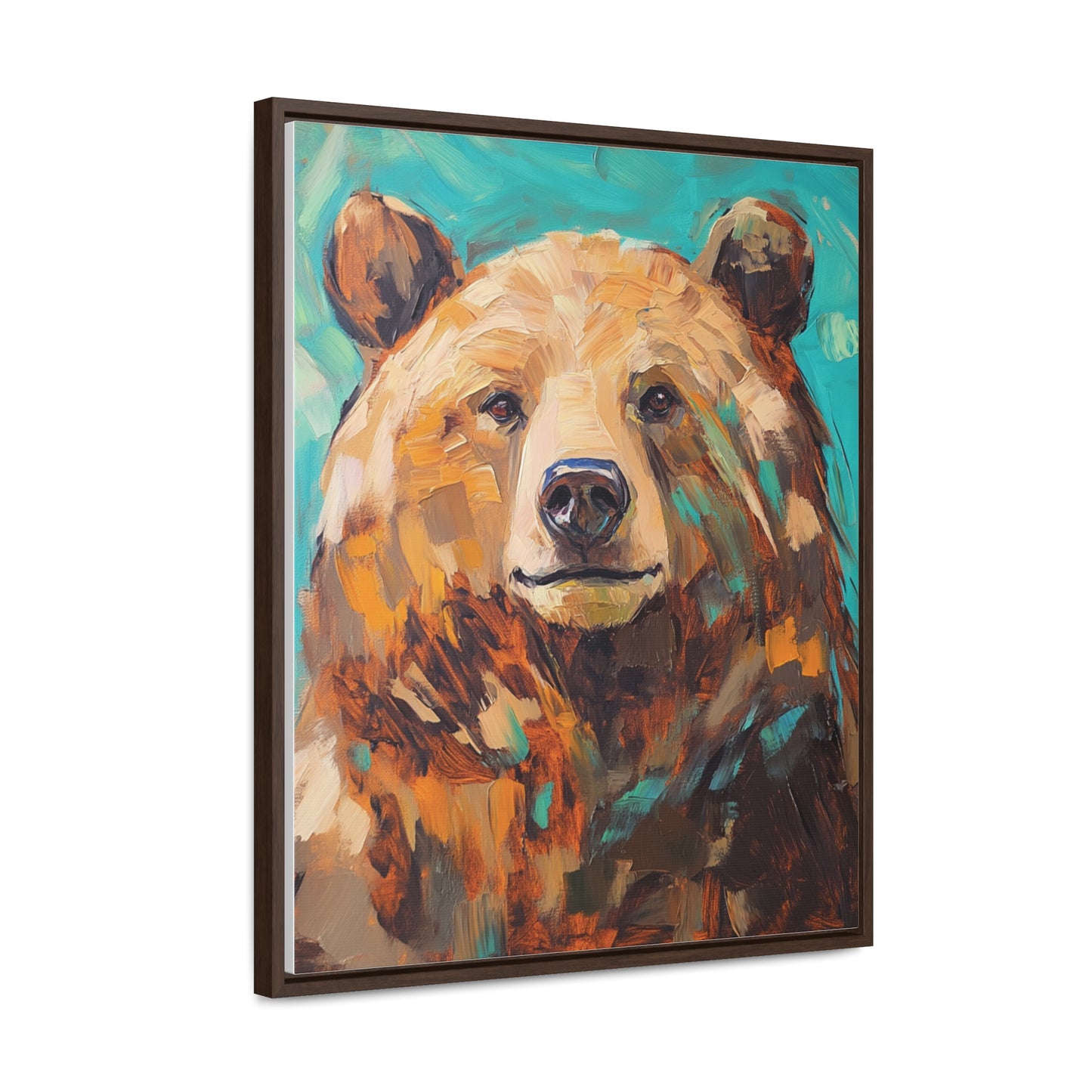 "Mr. Big Bear" Bold Bear Canvas Art