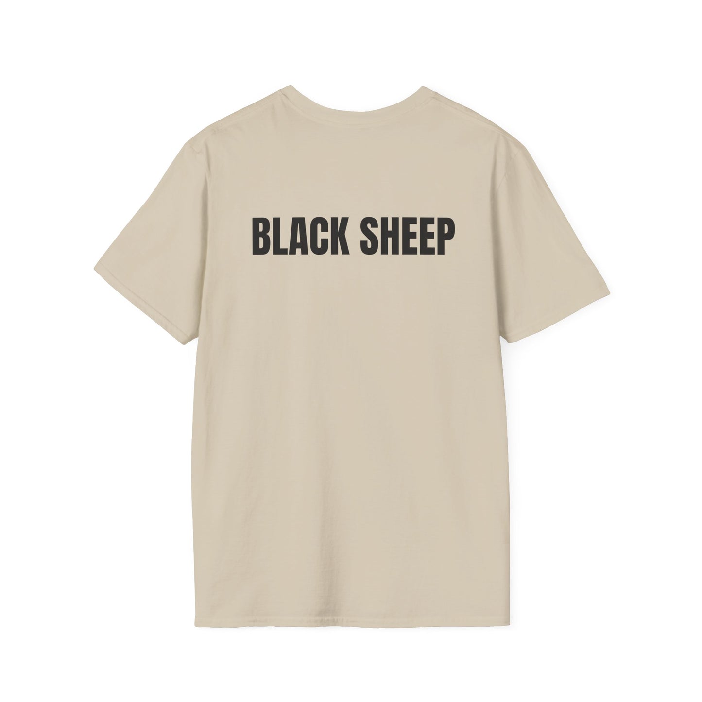 Black Sheep Crowned T-Shirt – Funny Animal Graphic Tee | Crowned & Connected Collection