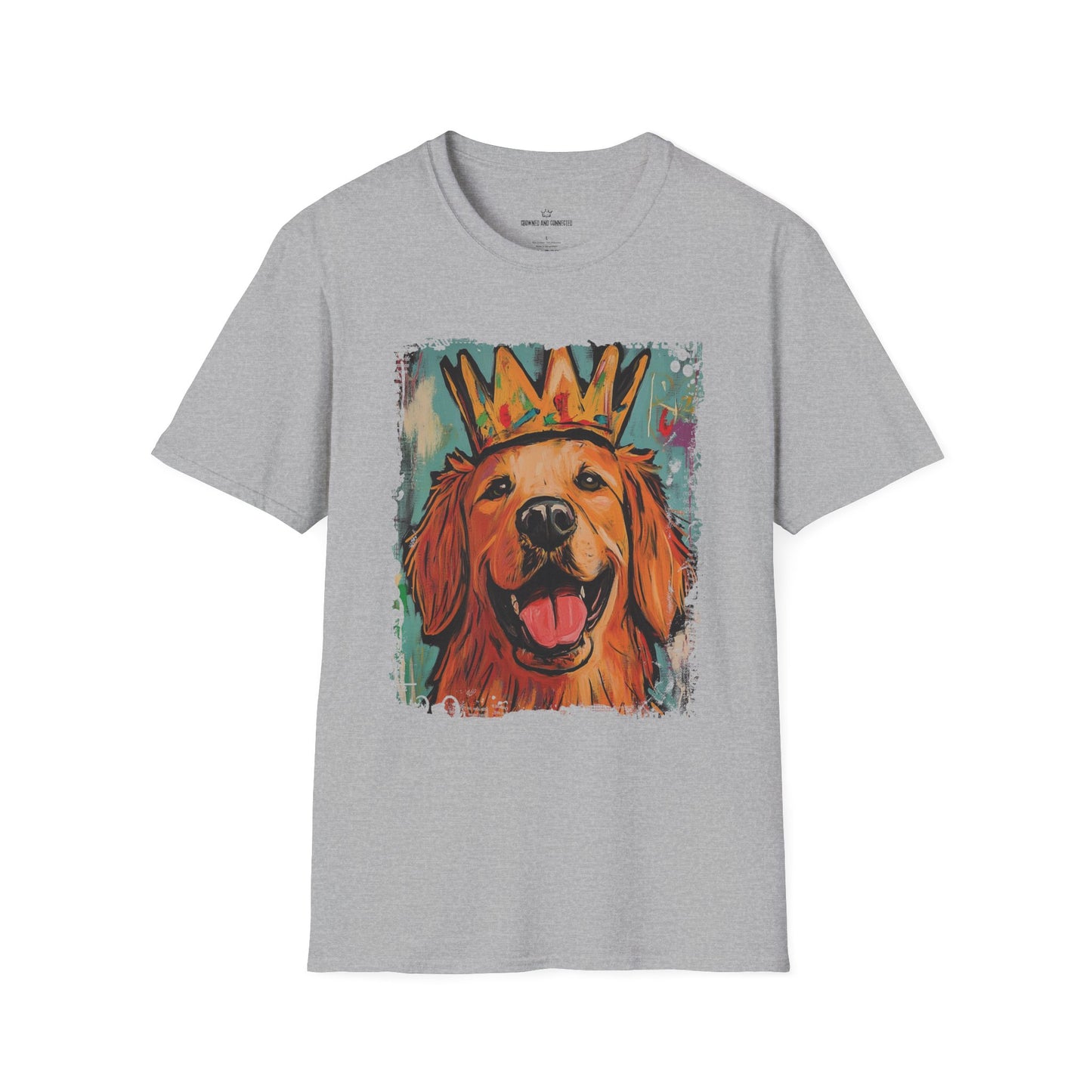 Goldens Rule T-shirt/ Funny Golden Retriever T-shirt/Crowned and Connected Collection