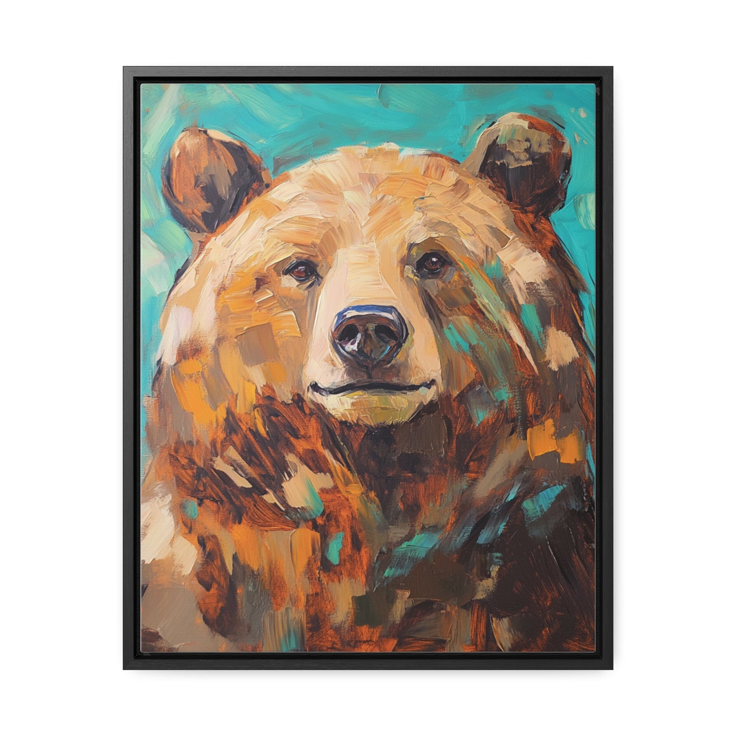 "Mr. Big Bear" Bold Bear Canvas Art