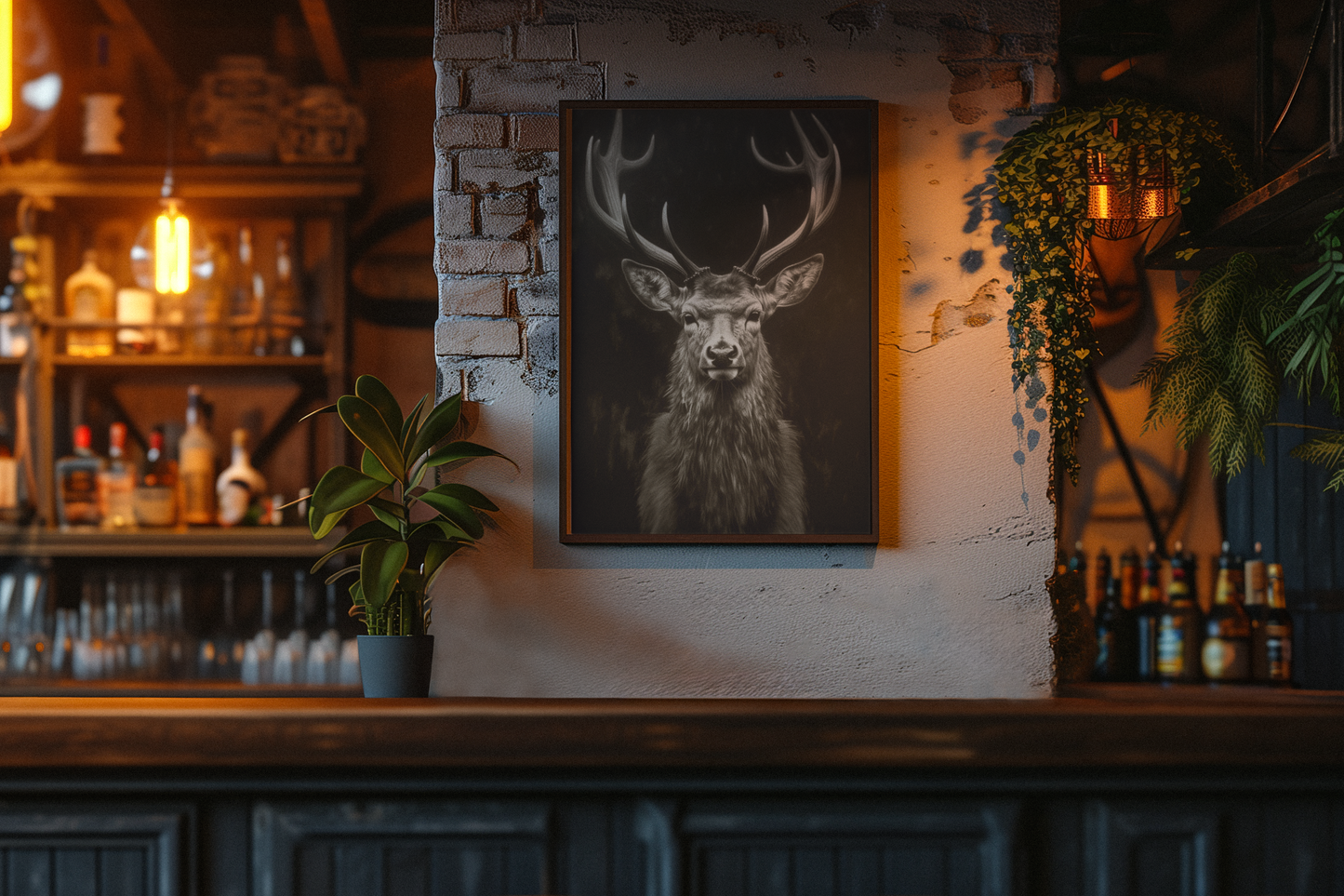 Majestic Stare: The Monarch of the Forest