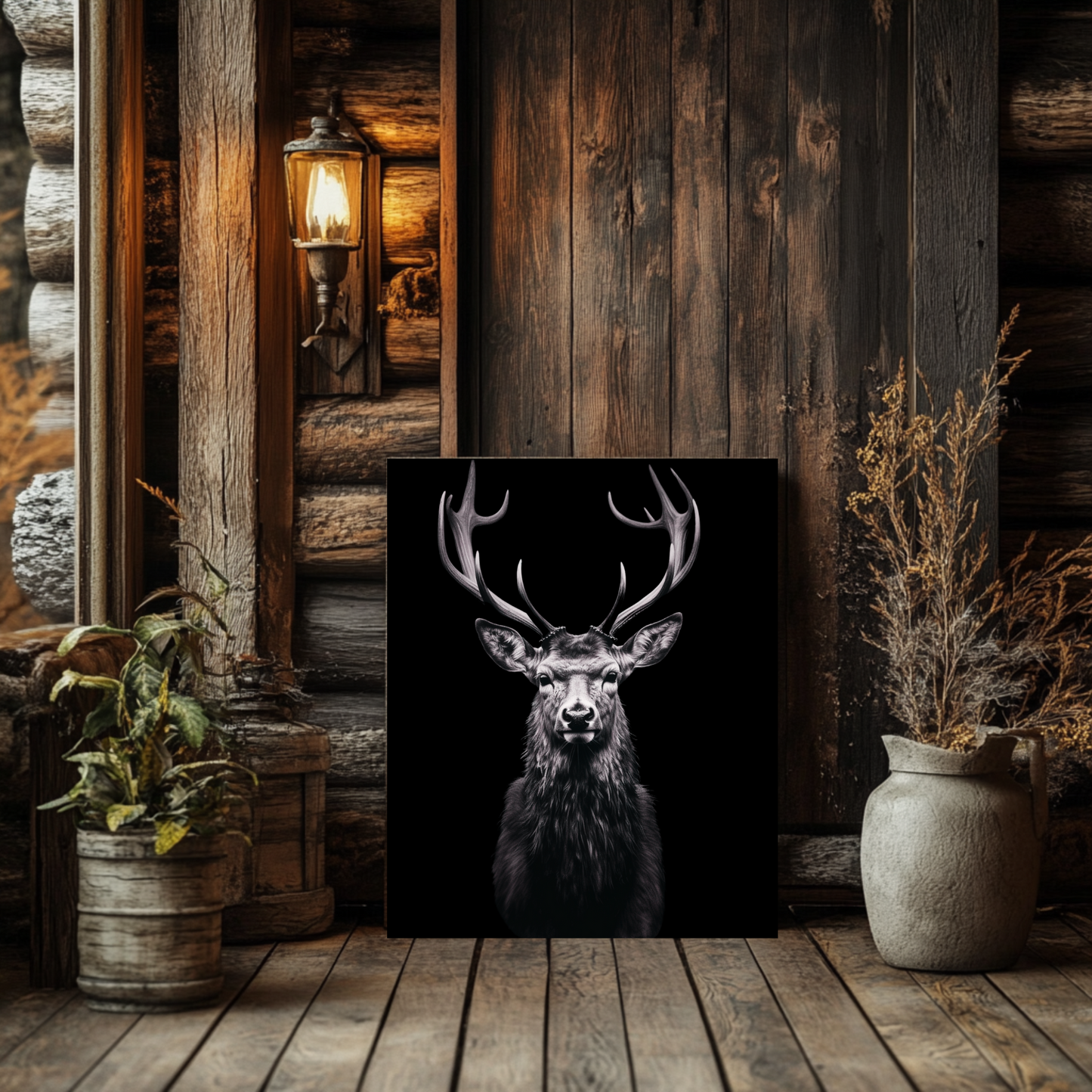 Majestic Stare: The Monarch of the Forest