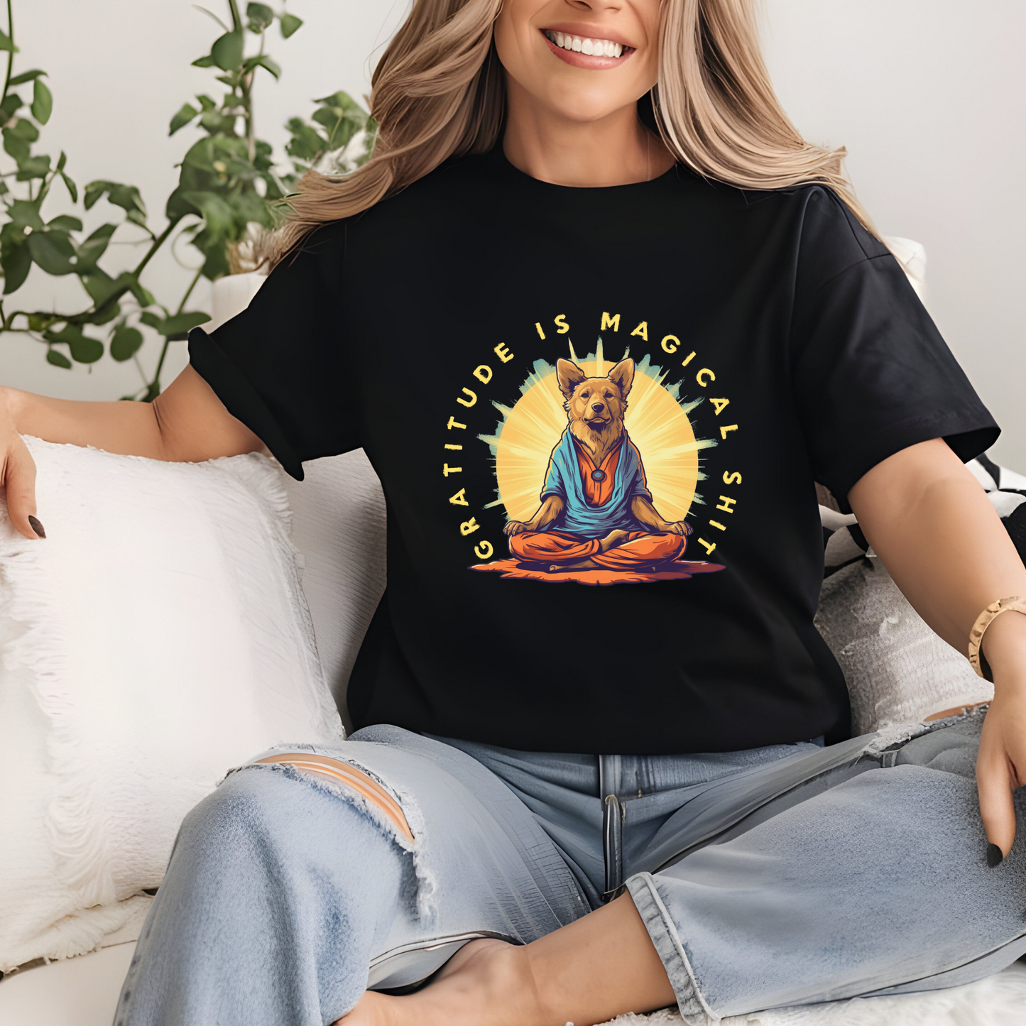 Gratitude is Magical S**t– The Zen Dog Tee