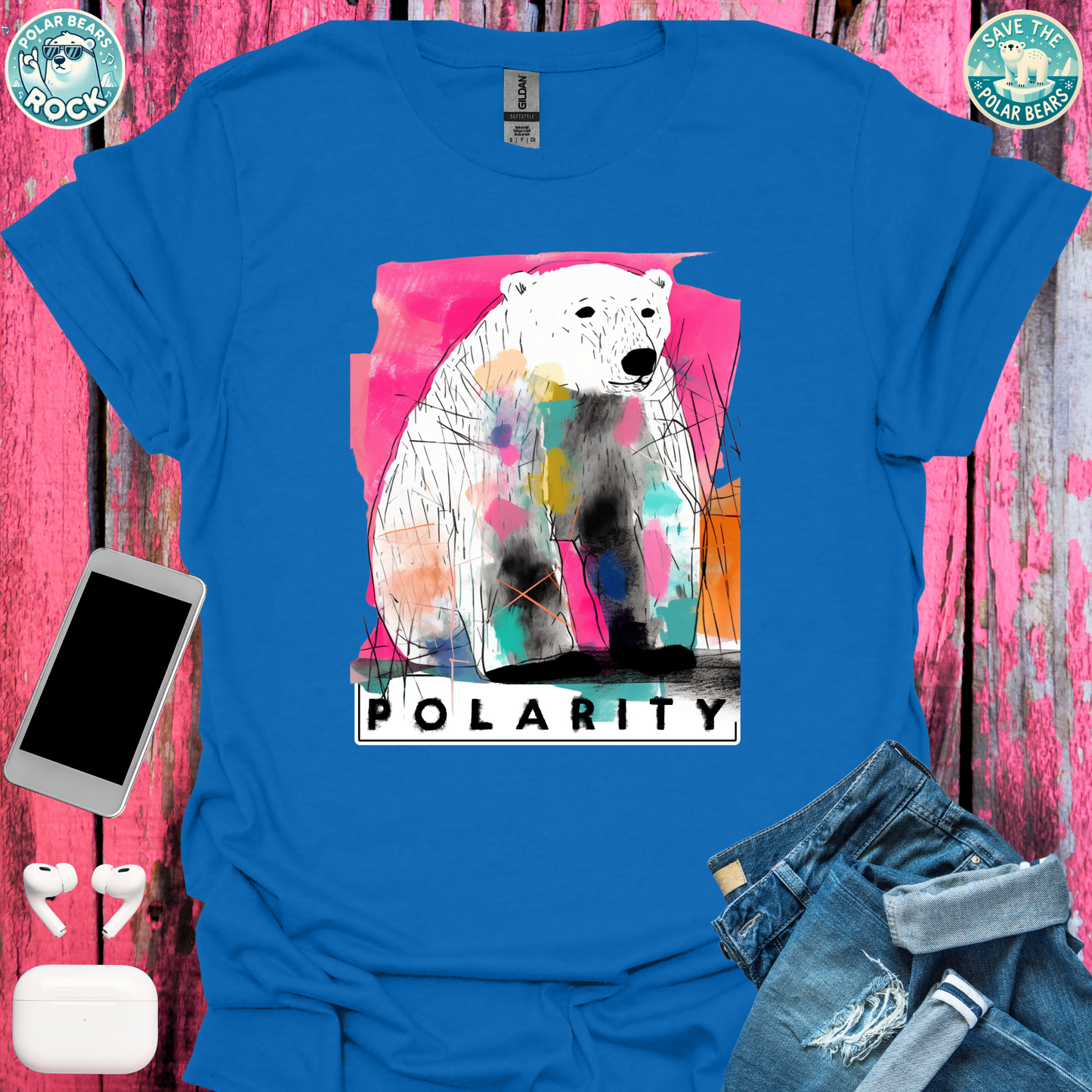 Polarity-The Avant-Garde Polar Bear Tee