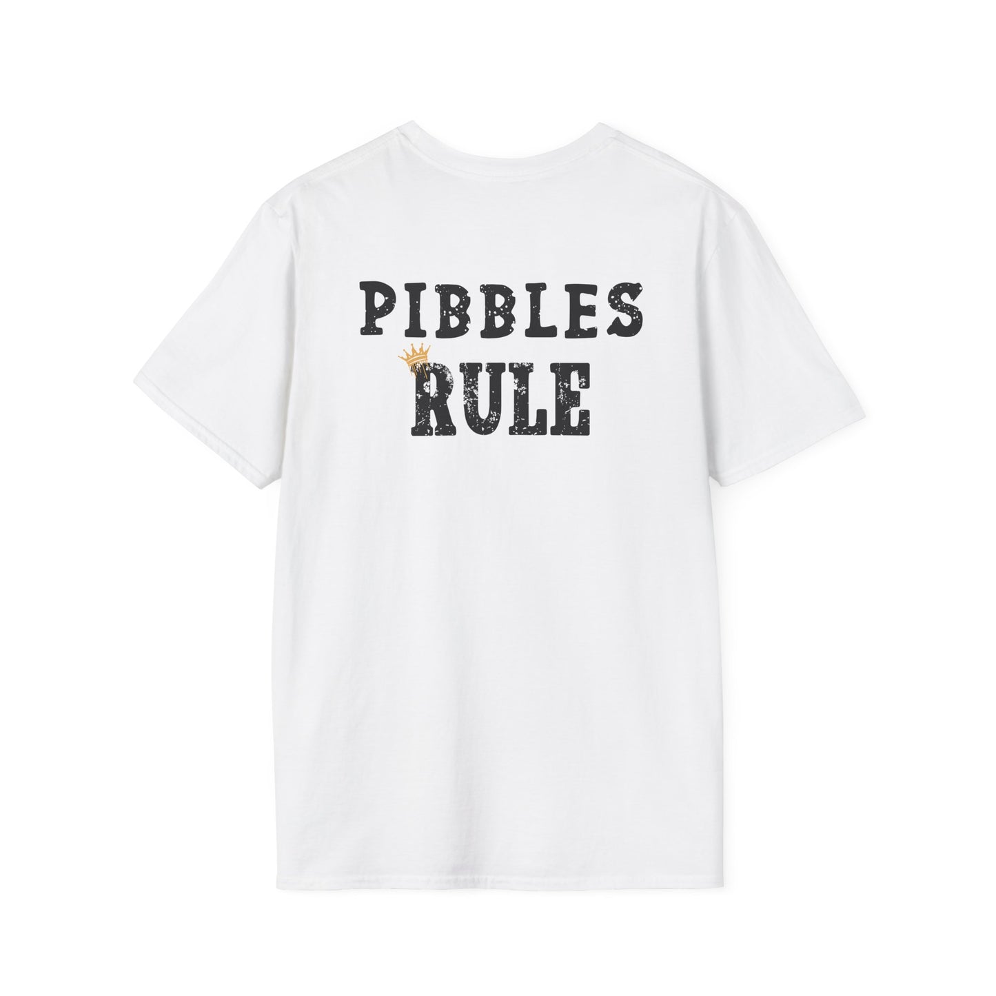 Pibbles Rule T-Shirt/Pit Bull T-Shirt/Crowned and Connected Collection