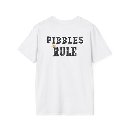 Pibbles Rule T-Shirt/Pit Bull T-Shirt/Crowned and Connected Collection