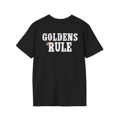 Goldens Rule T-shirt/ Funny Golden Retriever T-shirt/Crowned and Connected Collection