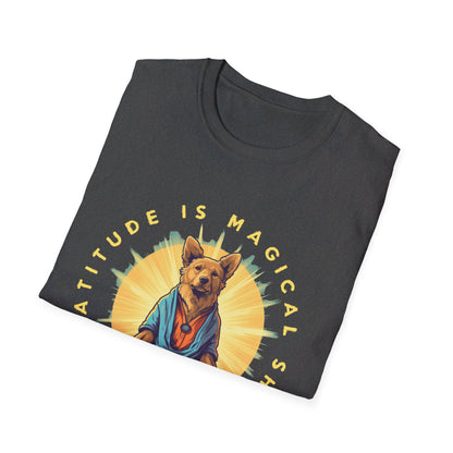 Gratitude is Magical  S**t– The Zen Dog  Tee