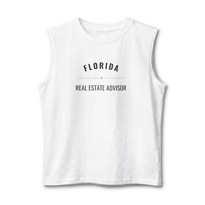 Florida Real Estate Agent Muscle Tank | Unisex Real Estate Advisor Shirt | The State I’m In Is Real™