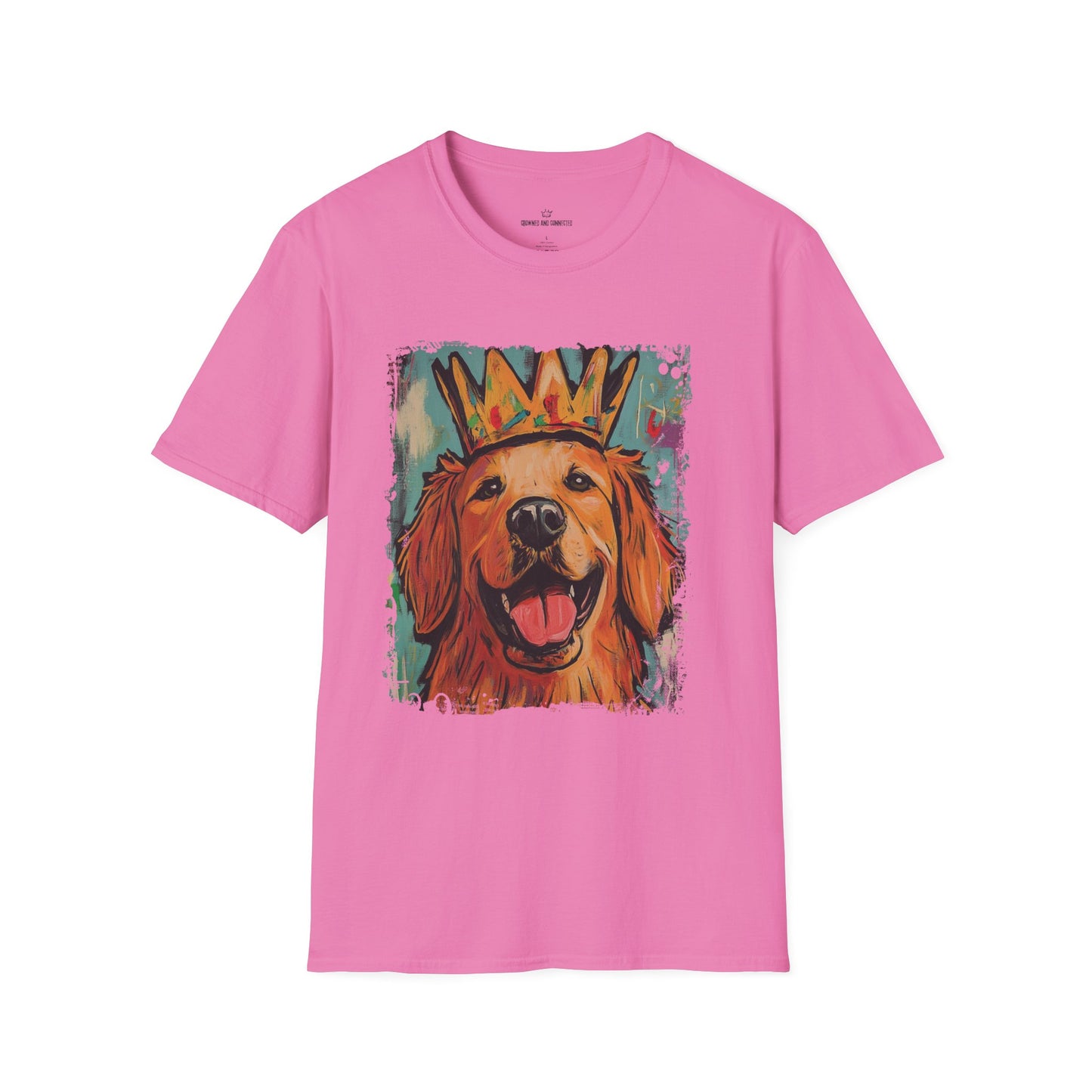 Goldens Rule T-shirt/ Funny Golden Retriever T-shirt/Crowned and Connected Collection