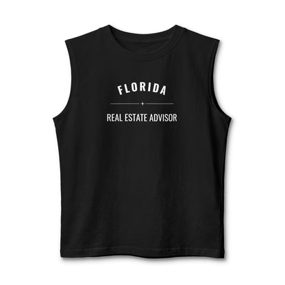 Florida Real Estate Agent Muscle Tank | Unisex Real Estate Advisor Shirt | The State I’m In Is Real™