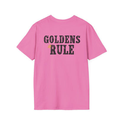 Goldens Rule T-shirt/ Funny Golden Retriever T-shirt/Crowned and Connected Collection