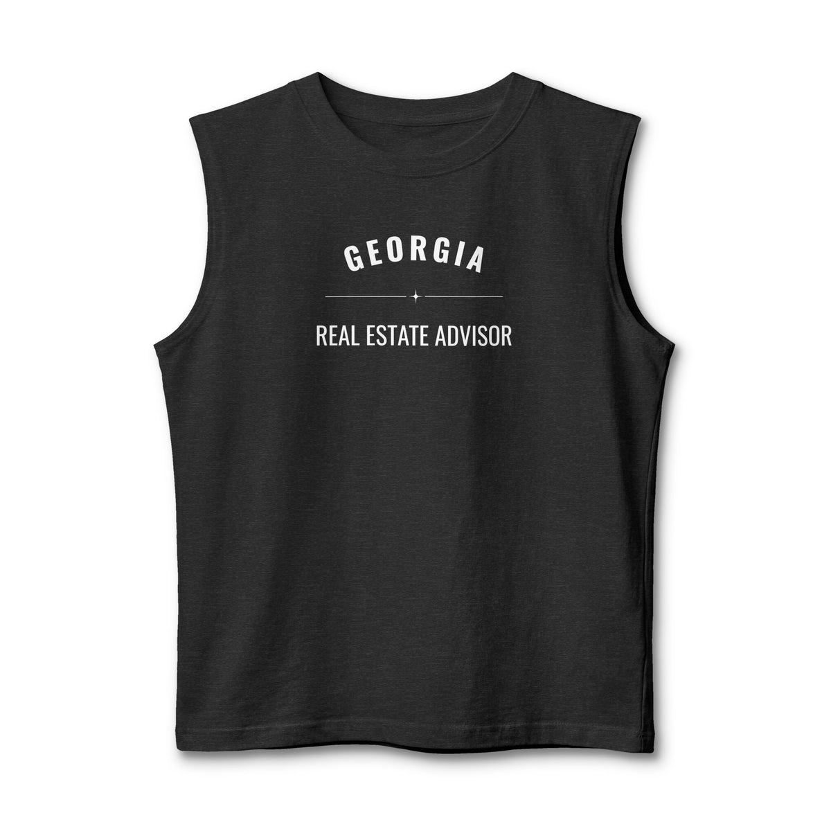 Georgia Real Estate Agent Muscle Tank | Unisex Real Estate Advisor Shirt | The State I’m In Is Real™