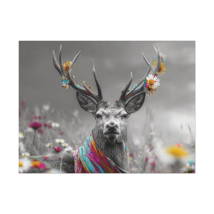 Daisy Dazed: Flower Child- Buck Canvas Art