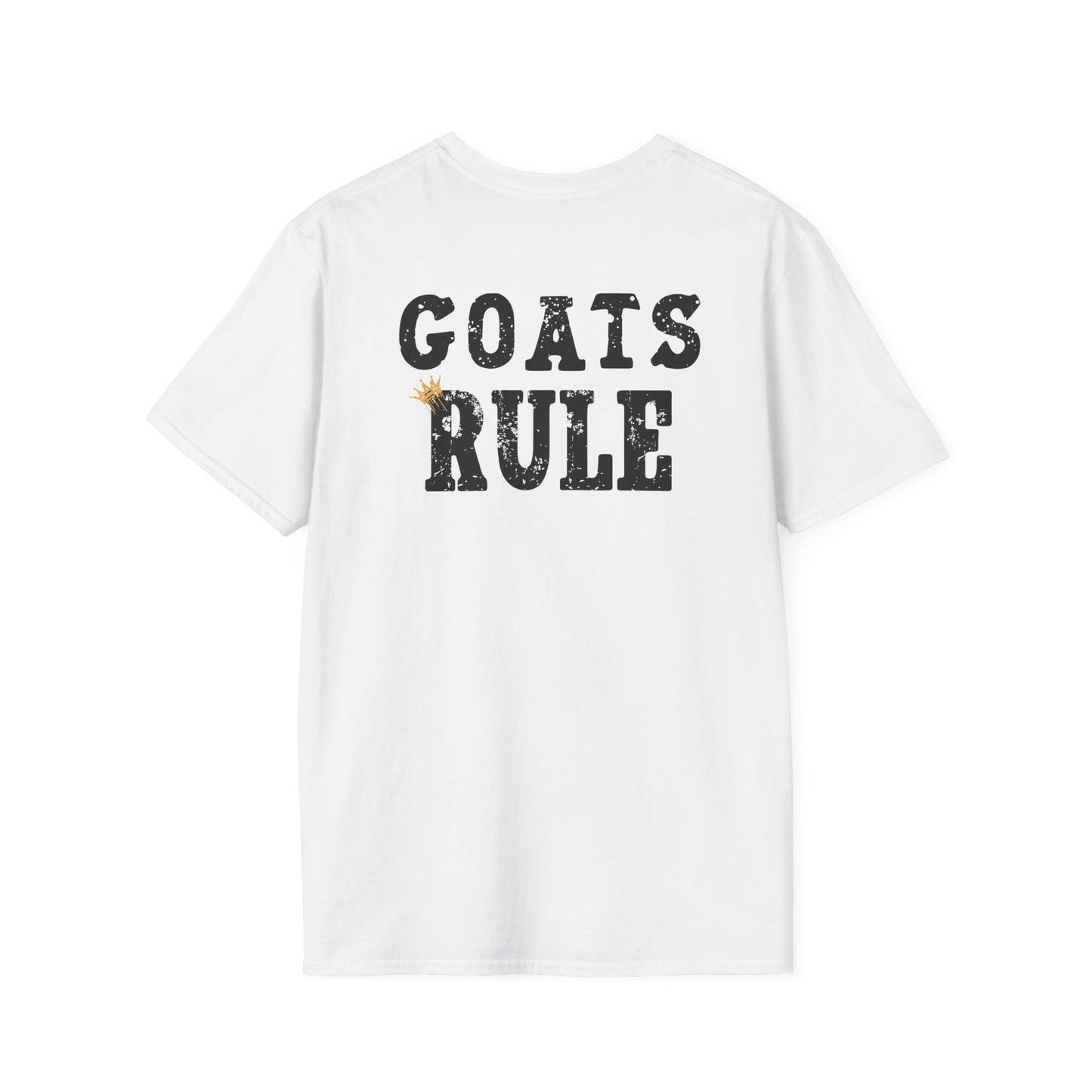 Goats Rule T-Shirt/Funny Goat Lover Tee/Crowned and Connected Collection