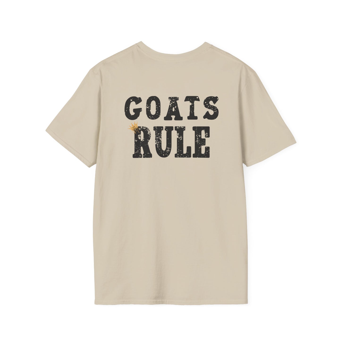 Goats Rule T-Shirt/Funny Goat Lover Tee/Crowned and Connected Collection