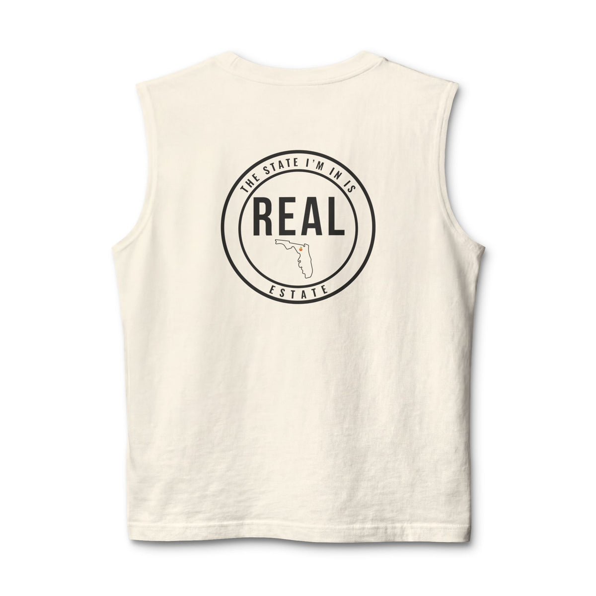 Florida Real Estate Agent Muscle Tank | Unisex Real Estate Advisor Shirt | The State I’m In Is Real™