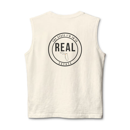 Florida Real Estate Agent Muscle Tank | Unisex Real Estate Advisor Shirt | The State I’m In Is Real™