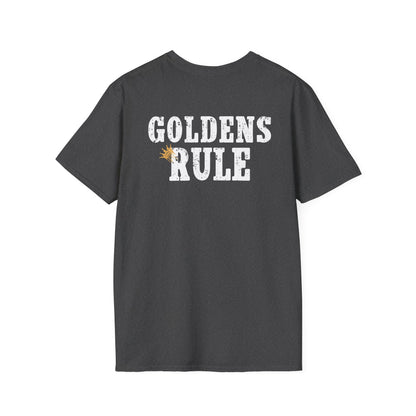 Goldens Rule T-shirt/ Funny Golden Retriever T-shirt/Crowned and Connected Collection