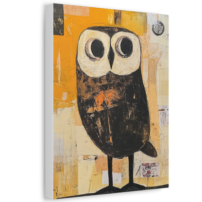 "Patty's Nightwatch" Owl Canvas art