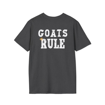 Goats Rule T-Shirt/Funny Goat Lover Tee/Crowned and Connected Collection