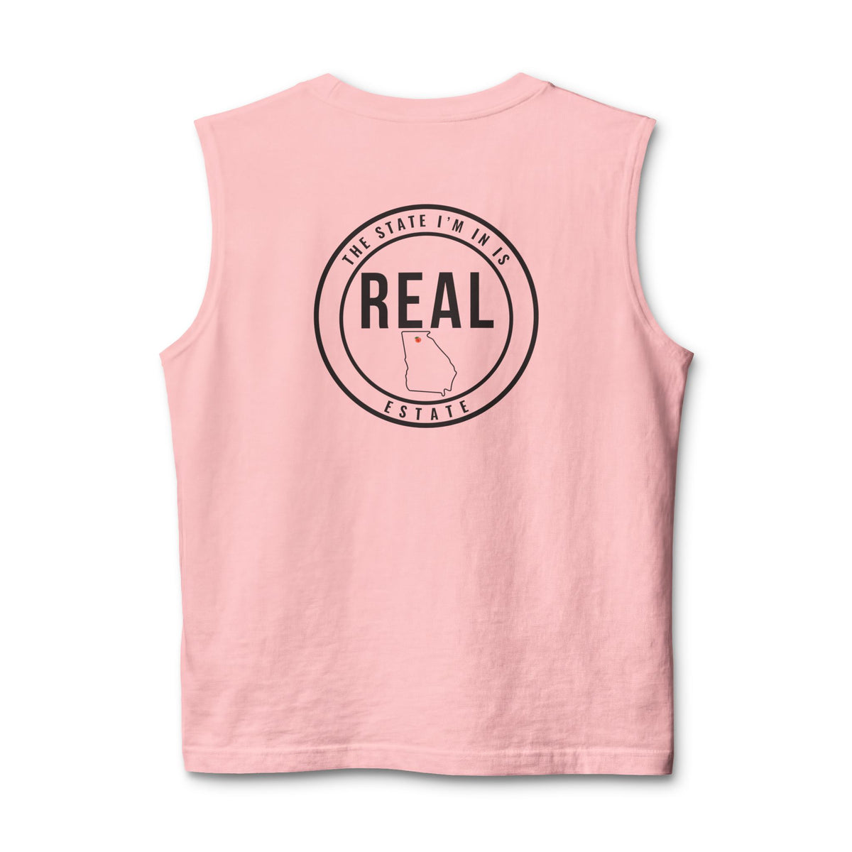 Georgia Real Estate Agent Muscle Tank | Unisex Real Estate Advisor Shirt | The State I’m In Is Real™