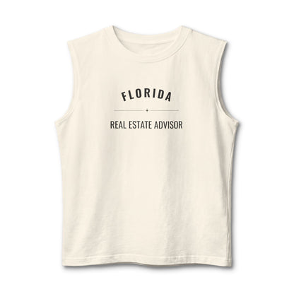 Florida Real Estate Agent Muscle Tank | Unisex Real Estate Advisor Shirt | The State I’m In Is Real™