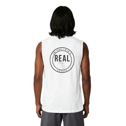 Florida Real Estate Agent Muscle Tank | Unisex Real Estate Advisor Shirt | The State I’m In Is Real™
