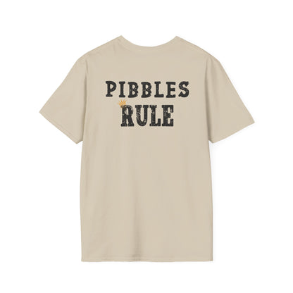 Pibbles Rule T-Shirt/Pit Bull T-Shirt/Crowned and Connected Collection