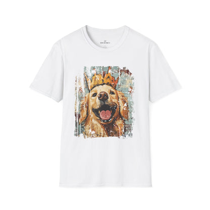 Let Love Drool – Funny Golden Retriever Dog Lover T-Shirt/Crowned & Connected Collection